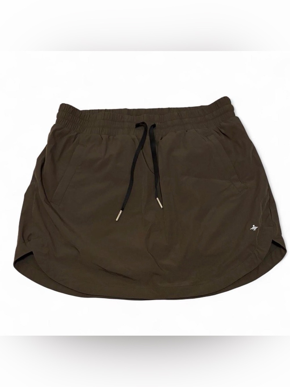 NWT Halara High Waisted Drawstring Pocket 2-in-1 Curved Hem Mini Golf Skirt